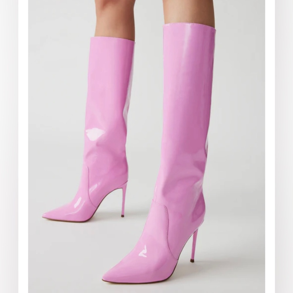NWT Madden Patent pink Barbie boots